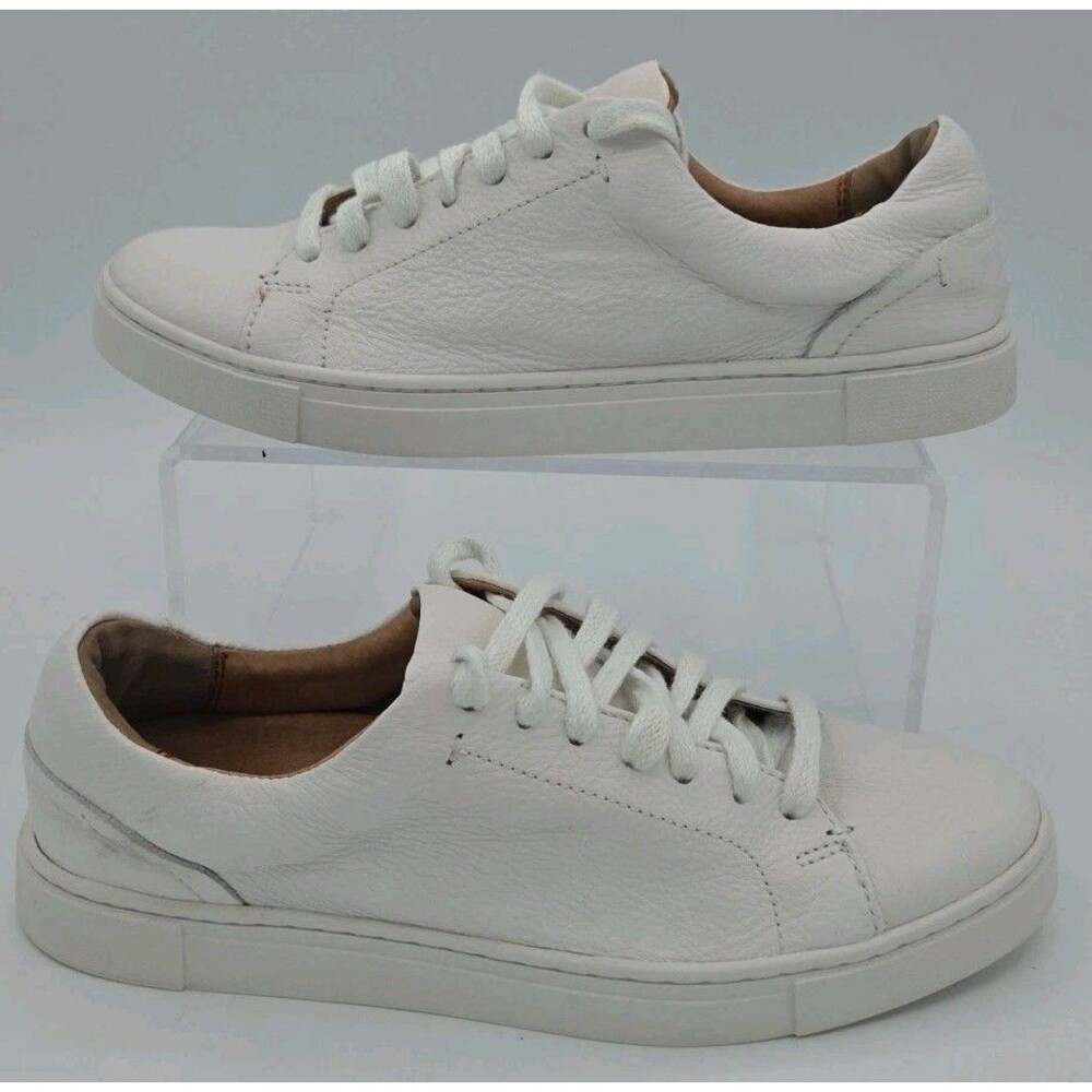 FRYE Women's Ivy Low Lace Mule Sneaker Lace Up Genuine Leather Size 6.5